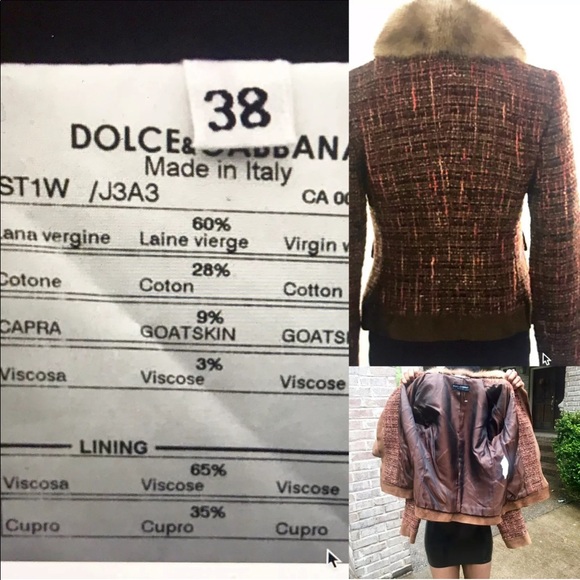 Dolce&Gabbana sable fur suede trim Jacket coat 2 - Picture 7 of 16